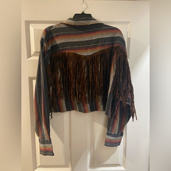 Tricia Fix Cropped Western Flannel - Picture 3 of 8